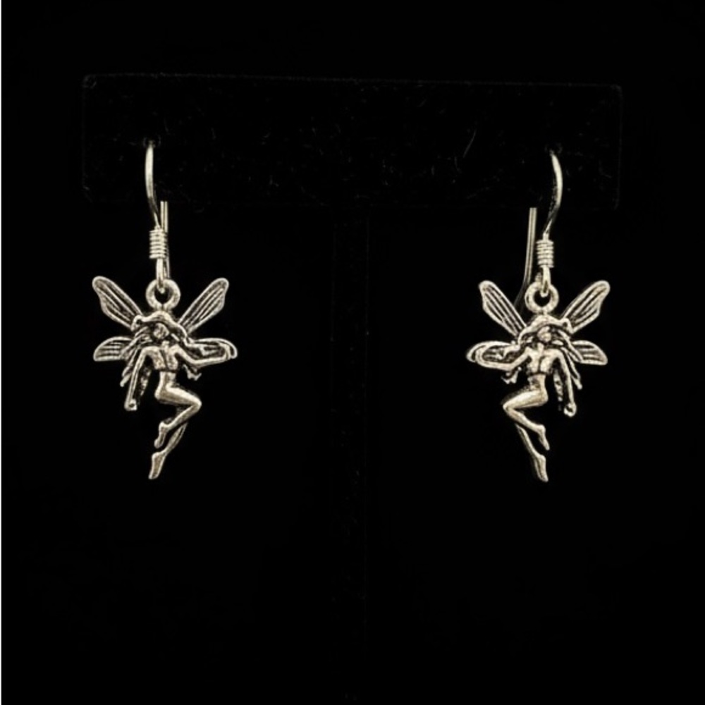 Sterling Silver Fairy‎ Earrings